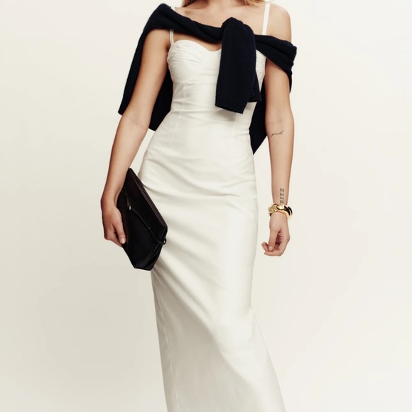 Reformation Stormi Dress White
